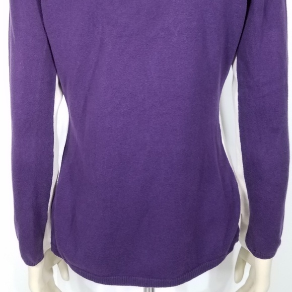 purple 1/4 zip pullover sweatshirt size Large - Picture 7 of 8
